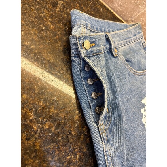 Denim Tears x Levi's 501 Button Fly Cotton Wreath Jean Light Wash Size 38L NWOT - Picture 5 of 11